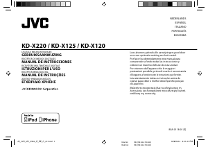 Manual de uso JVC KD-X125 Radio para coche
