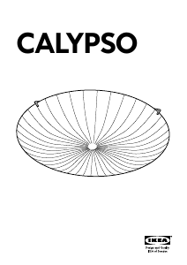 Használati útmutató IKEA CALYPSO Lámpa