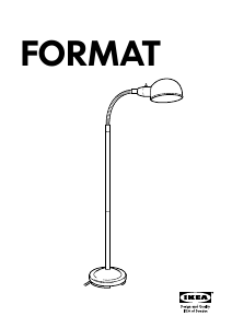 Посібник IKEA FORMAT Лампа