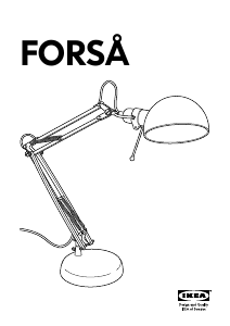 Kasutusjuhend IKEA FORSA Lamp