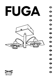 Brugsanvisning IKEA FUGA Lampe