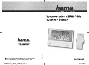 Handleiding Hama EWS-440 Weerstation