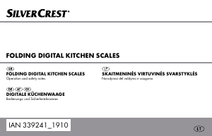 Manual SilverCrest IAN 339241 Kitchen Scale