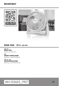 Manual SilverCrest STVT 35 A1 Fan