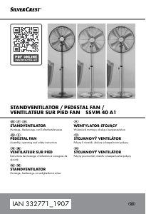 Manual SilverCrest SSVM 40 A1 Fan