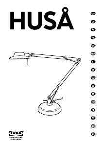 Εγχειρίδιο IKEA HUSA Λαμπτήρας