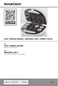 Manual SilverCrest IAN 329291 Waffle Maker