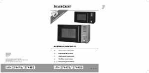 Priročnik SilverCrest IAN 274486 Mikrovalovna pečica