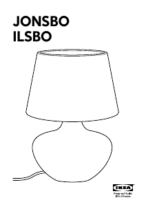 Mode d’emploi IKEA JONSBO ILSBO Lampe