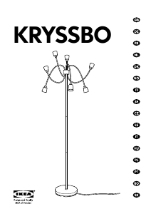 Bedienungsanleitung IKEA KRYSSBO Leuchte