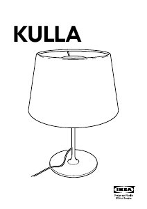 Priročnik IKEA KULLA Svetilka