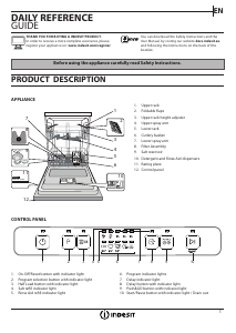 Manual Indesit DFC 2B+16 S UK Dishwasher