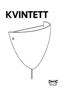 Manuale IKEA KVINTETT Lampada