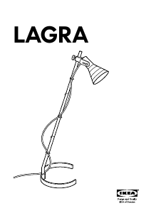 Használati útmutató IKEA LAGRA Lámpa