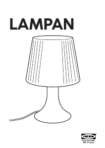 Käyttöohje IKEA LAMPAN Lamppu