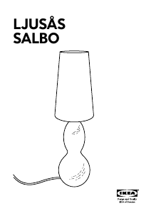 Kasutusjuhend IKEA LJUSAS SALBO Lamp