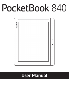 Manual PocketBook 840 E-Reader