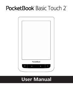 Handleiding PocketBook Basic Touch 2 E-reader