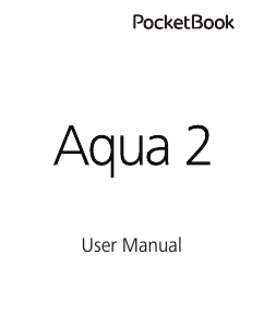 Manual PocketBook Aqua 2 E-Reader