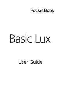 Handleiding PocketBook Basic Lux E-reader