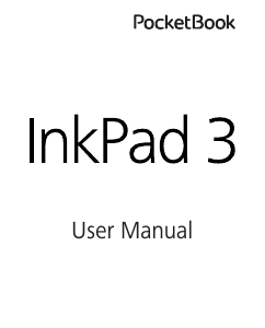 Manual PocketBook InkPad 3 E-Reader