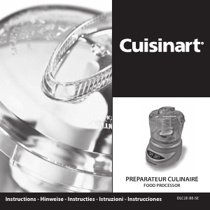 Mode d’emploi Cuisinart DLC2E Robot de cuisine