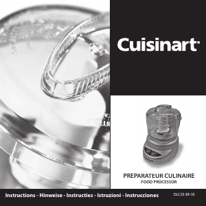 Manual de uso Cuisinart DLC2BE Robot de cocina