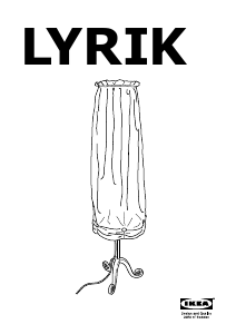 사용 설명서 이케아 LYRIK 램프