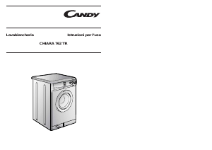 Manuale Candy CHIARA 762 TR Lavatrice