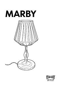 Manuale IKEA MARBY Lampada