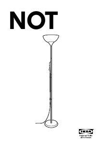 Manual de uso IKEA NOT Lámpara