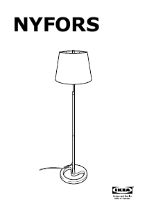 Manual IKEA NYFORS Lampă