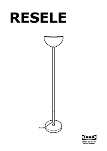 Használati útmutató IKEA RESELE Lámpa