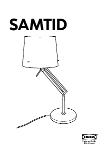 Manual IKEA SAMTID (Desk) Lampă