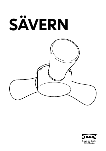 Manuale IKEA SAVERN (Ceiling) Lampada