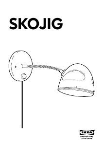 Manual de uso IKEA SKOJIG (Wall) Lámpara