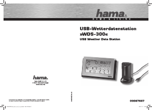 Bedienungsanleitung Hama WDS-300 Wetterstation