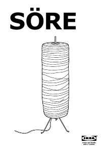 Manual IKEA SORE Lampă