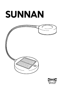 사용 설명서 이케아 SUNNAN 램프