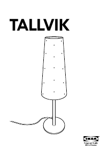 Manual IKEA TALLVIK Candeeiro