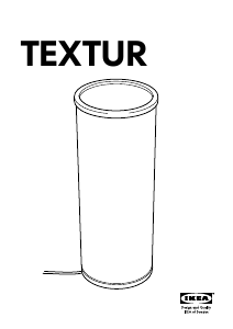 Manuale IKEA TEXTUR (Desk) Lampada