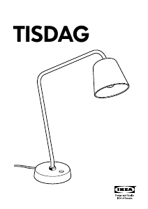 Manual de uso IKEA TISDAG Lámpara