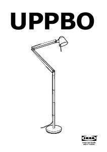 Manual de uso IKEA UPPBO Lámpara