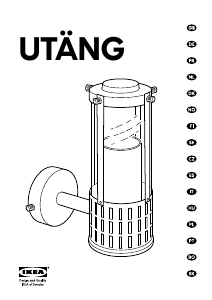 Priručnik IKEA UTANG (Wall) Svjetiljka