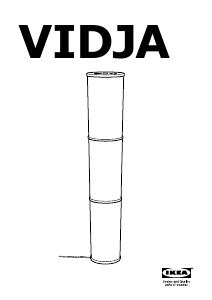 Bedienungsanleitung IKEA VIDJA Leuchte