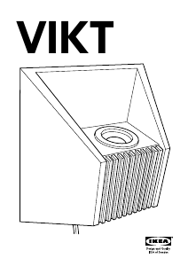 Manual IKEA VIKT Lampă