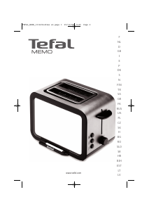 사용 설명서 테팔 TT400430 Memo 토스터
