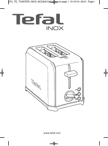 Посібник Tefal TT541070 Inox Тостер