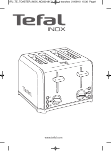 كتيب Tefal TT543070 Inox محمصة كهربائية