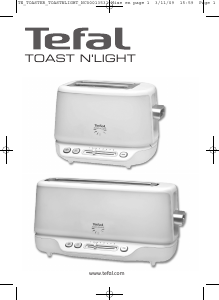 Bruksanvisning Tefal TT570030 Toast n Light Brødrister